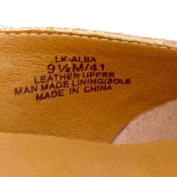 Lucky Brand Alba Ballet Flat in Dusty Mauve Croc Embossed Leather Size 9.5 - Picture 13 of 16
